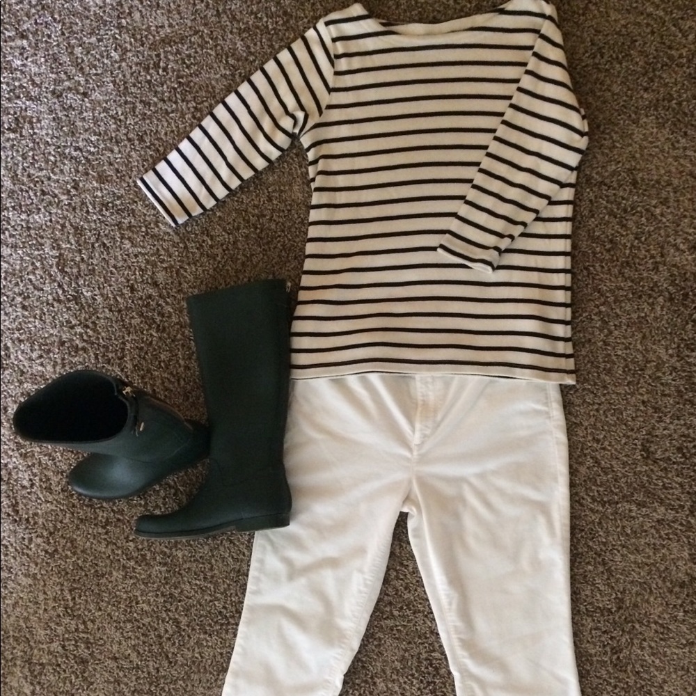 Llbean sailor shirt and Talbots pants